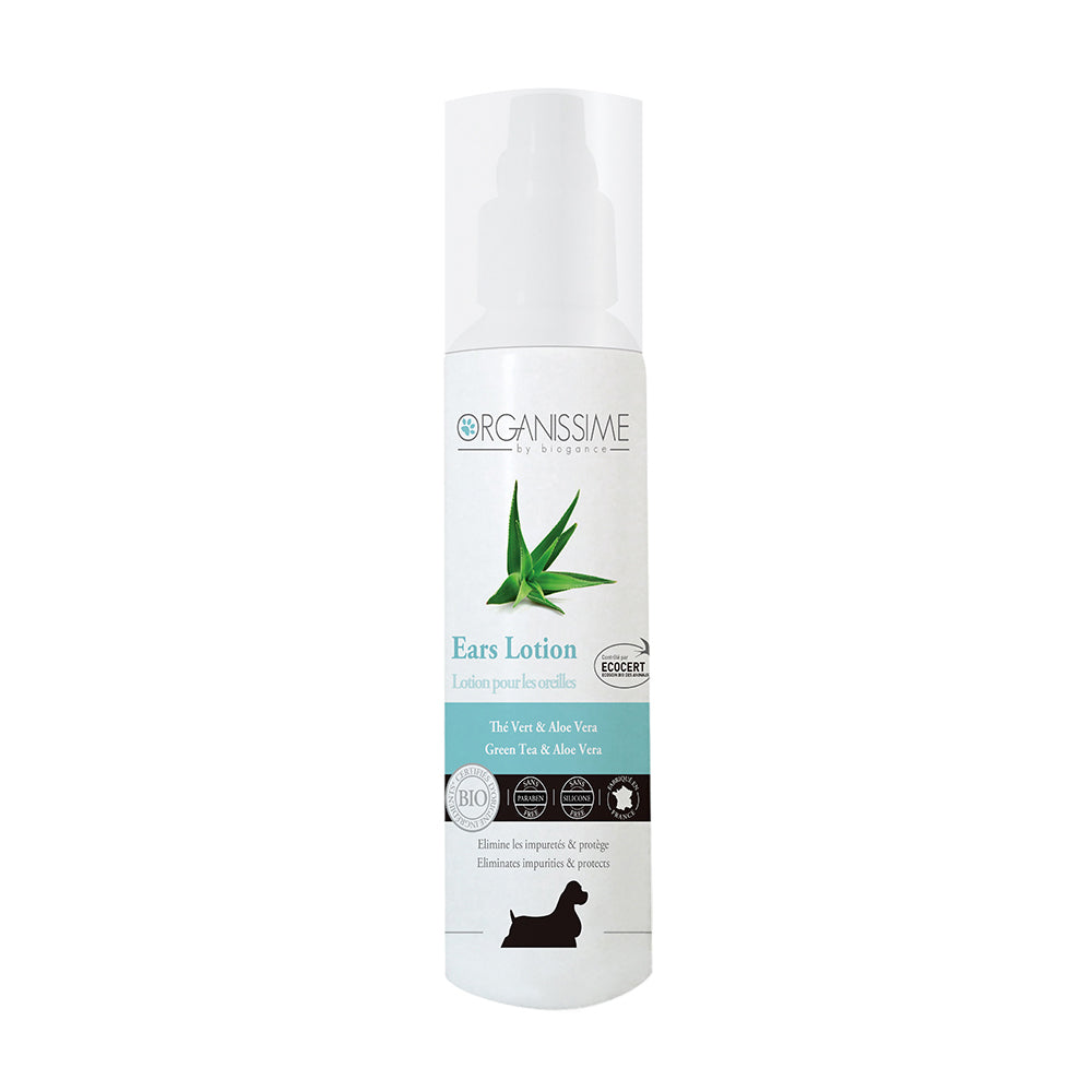 毛孩寵物潔耳液推薦:唯有機【Organissime毛孩星球】綠茶抗菌配方有機潔耳液-貓狗通用