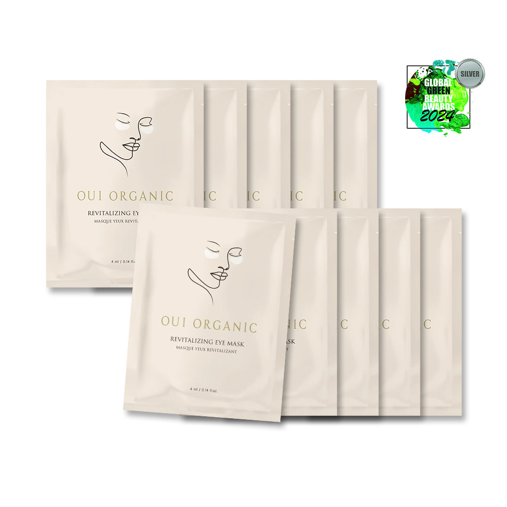 2026年春節限搶｜OUI ORGANIC唯有機舒壓晶亮彈潤眼膜10入組