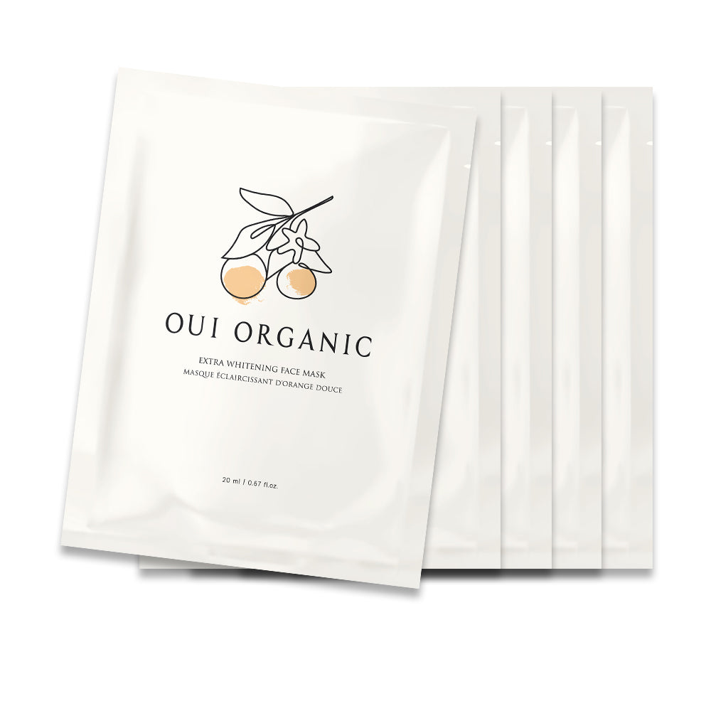 加價購-甜橙淨白面膜5入組