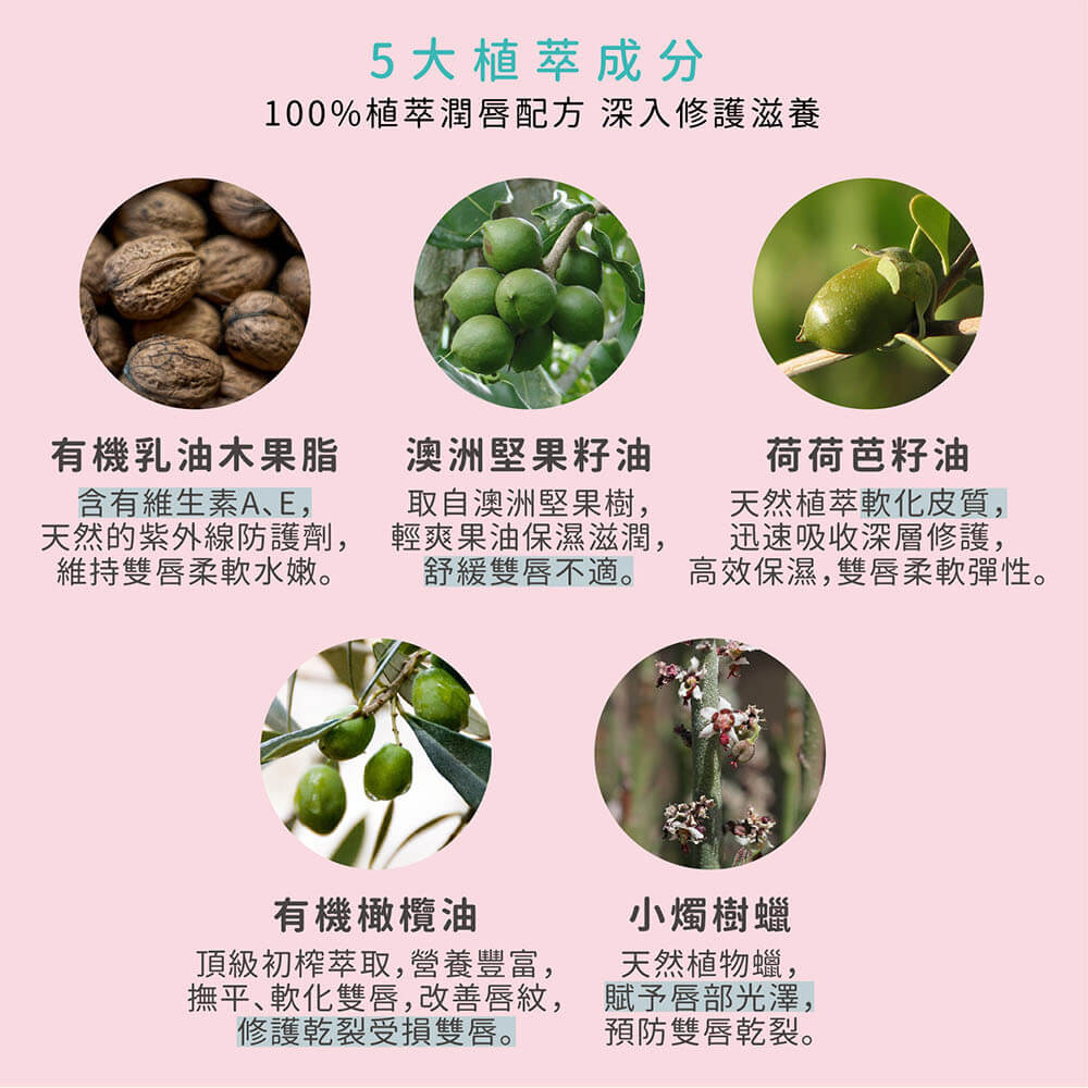 潤色護唇膏推薦：唯有機【Crazy Rumors輕吻唇漾】乳木果油滋養潤色唇膏