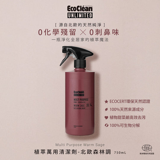 萬用清潔劑推薦：【丹麥清潔品】植萃萬用清潔劑-北歐森林調