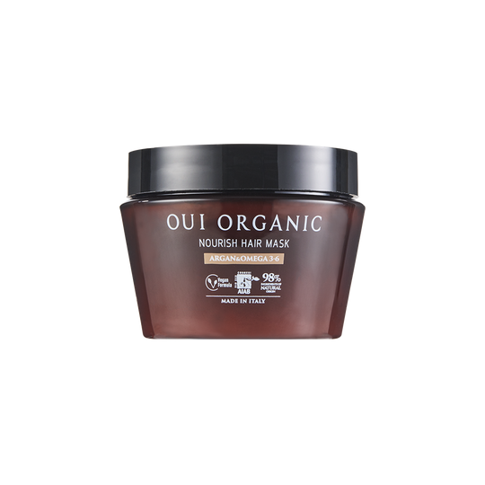 無矽靈沙龍級有機護髮膜推薦：Oui Organic唯有機 義大利堅果OMEGA柔順護髮膜