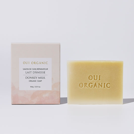 敏感肌手工皂推薦：Oui Organic唯有機  舒緩修護植萃手工皂-純淨驢奶(無香精)