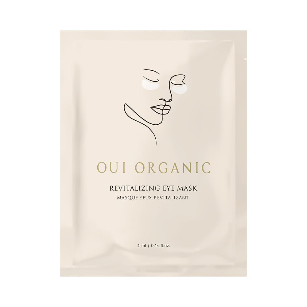 敏感肌眼膜推薦：Oui Organic唯有機 舒壓晶亮彈潤眼膜