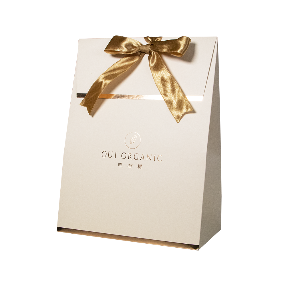 ‍加價購-Oui Organic  天使金緞帶禮物袋 (寬19X高25.5X深11cm) (Discount)