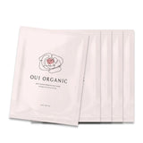 【OUI ORGANIC 敷敷植萃面膜】 玫瑰精萃煥顏保濕面膜組合***(5入/10入/20入任選)｜榮獲世界最佳植萃面膜金獎｜