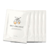 【OUI ORGANIC 敷敷植萃面膜】甜橙淨白極光面膜組合(5入/10入/20入任選)【效期2027.08】