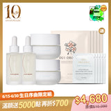 【10週年生日序曲限定組】|榮獲世界最佳有機抗老精華液金獎|買3送11-玫瑰時光賦活組(玫瑰時光瓶x2+玫瑰時光活膚乳x2)【贈天竺葵面膜x5+乳液3mLx5】